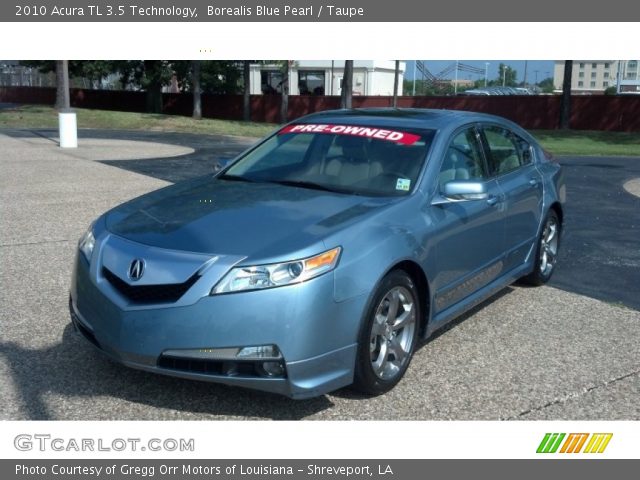 2010 Acura TL 3.5 Technology in Borealis Blue Pearl