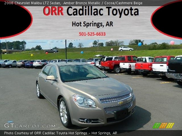 2008 Chevrolet Malibu LTZ Sedan in Amber Bronze Metallic