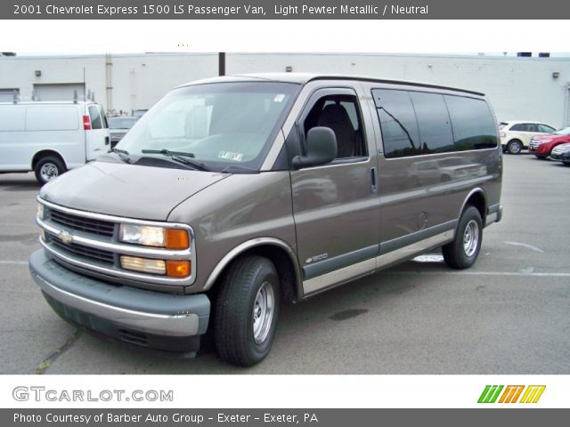 2001 Chevrolet Express 1500 LS Passenger Van in Light Pewter Metallic