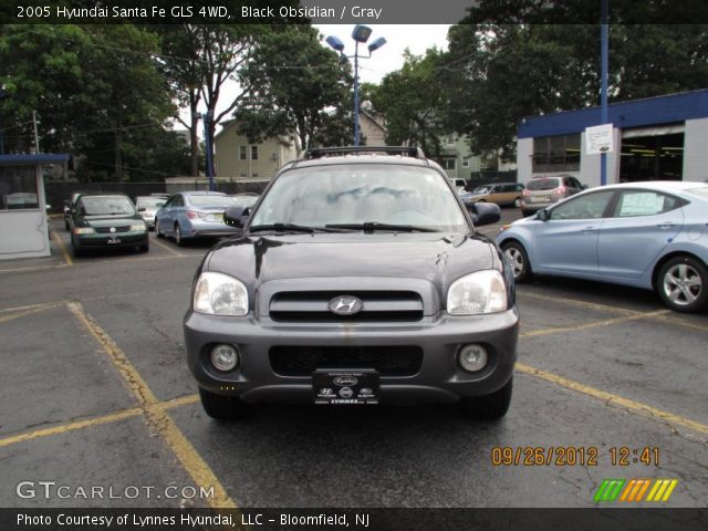 2005 Hyundai Santa Fe GLS 4WD in Black Obsidian