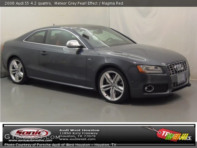 2008 Audi S5 4.2 quattro in Meteor Grey Pearl Effect