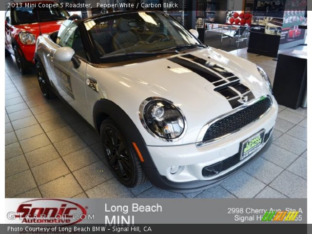 2013 Mini Cooper S Roadster in Pepper White