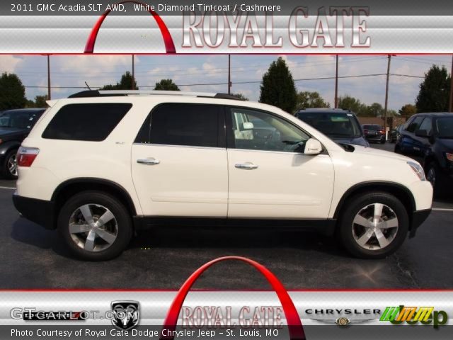 2011 GMC Acadia SLT AWD in White Diamond Tintcoat