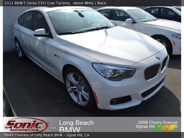 2013 BMW 5 Series 535i Gran Turismo in Alpine White