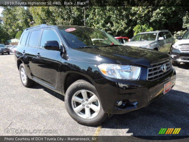 2010 Toyota Highlander SE 4WD in Black