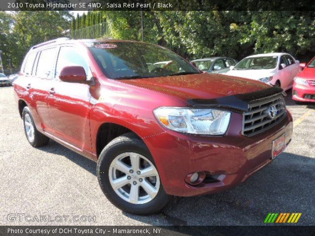 2010 Toyota Highlander SE 4WD in Salsa Red Pearl