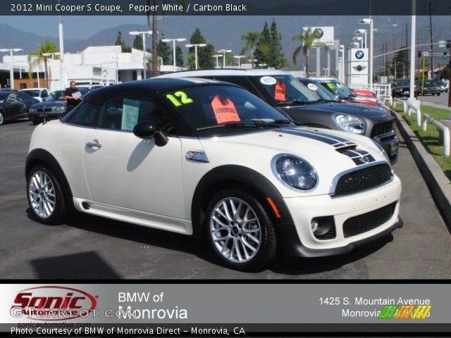 2012 Mini Cooper S Coupe in Pepper White