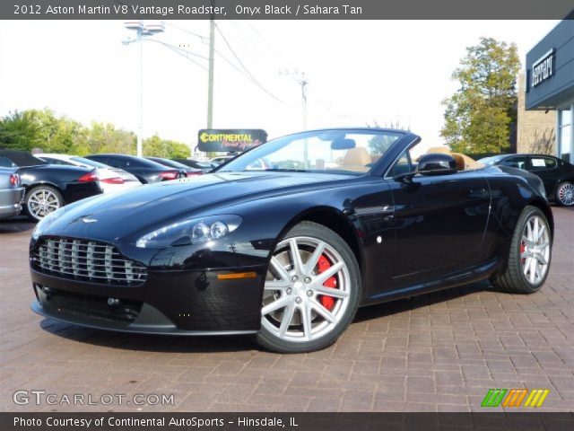 2012 Aston Martin V8 Vantage Roadster in Onyx Black