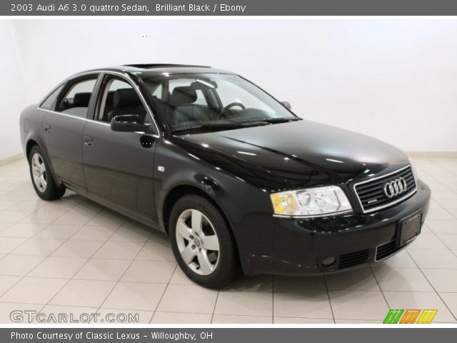 2003 Audi A6 3.0 quattro Sedan in Brilliant Black