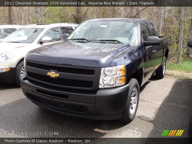 2011 Chevrolet Silverado 1500 Extended Cab in Imperial Blue Metallic