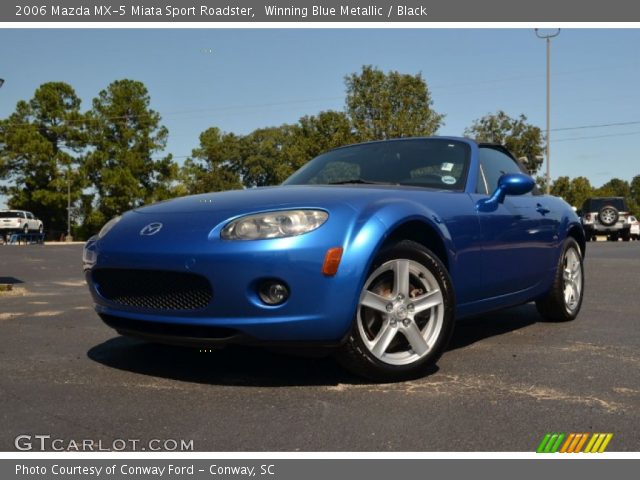 2006 Mazda MX-5 Miata Sport Roadster in Winning Blue Metallic