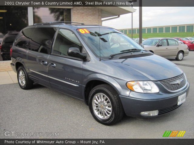 2001 Chrysler Town & Country Limited AWD in Steel Blue Pearl