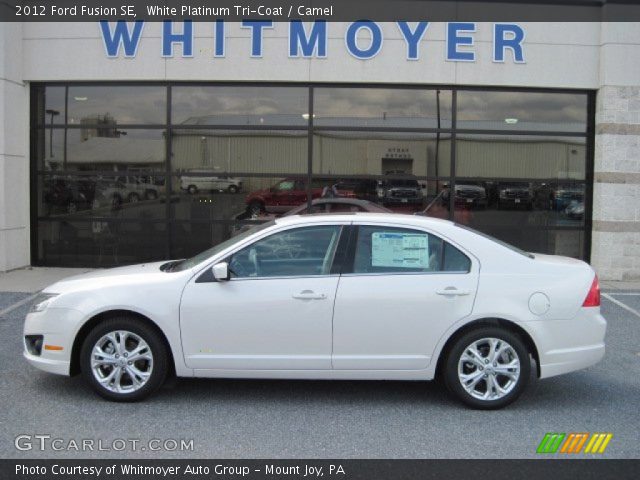 2012 Ford Fusion SE in White Platinum Tri-Coat
