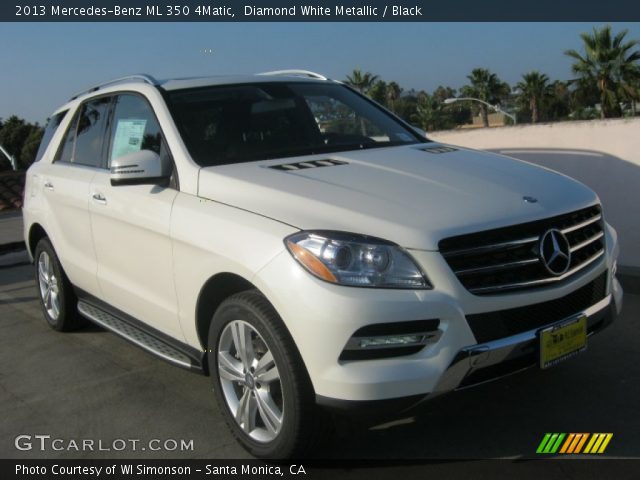 2013 Mercedes-Benz ML 350 4Matic in Diamond White Metallic