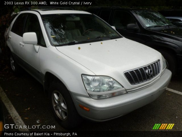 2003 Lexus RX 300 AWD in White Gold Crystal