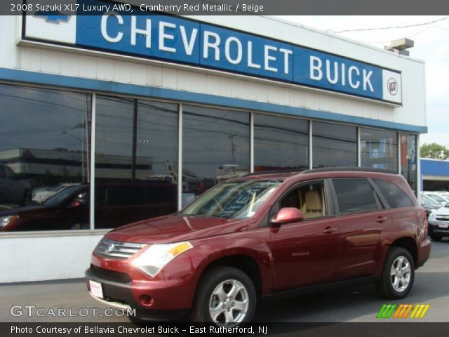 2008 Suzuki XL7 Luxury AWD in Cranberry Red Metallic