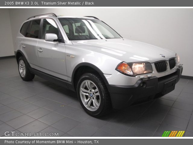 2005 BMW X3 3.0i in Titanium Silver Metallic