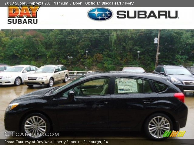 2013 Subaru Impreza 2.0i Premium 5 Door in Obsidian Black Pearl