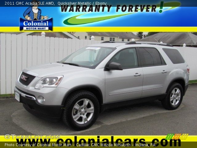 2011 GMC Acadia SLE AWD in Quicksilver Metallic