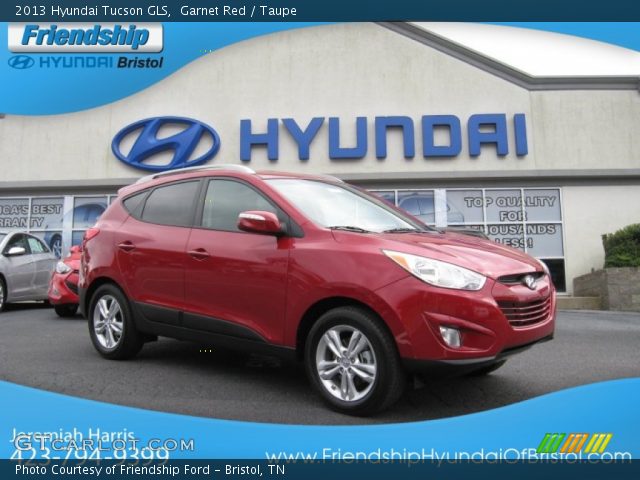 2013 Hyundai Tucson GLS in Garnet Red