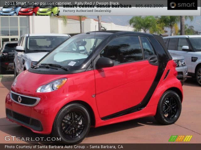 2013 Smart fortwo passion cabriolet in Rally Red