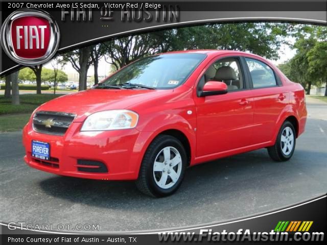 2007 Chevrolet Aveo LS Sedan in Victory Red