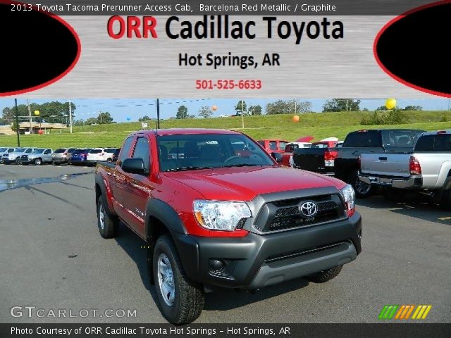 2013 Toyota Tacoma Prerunner Access Cab in Barcelona Red Metallic