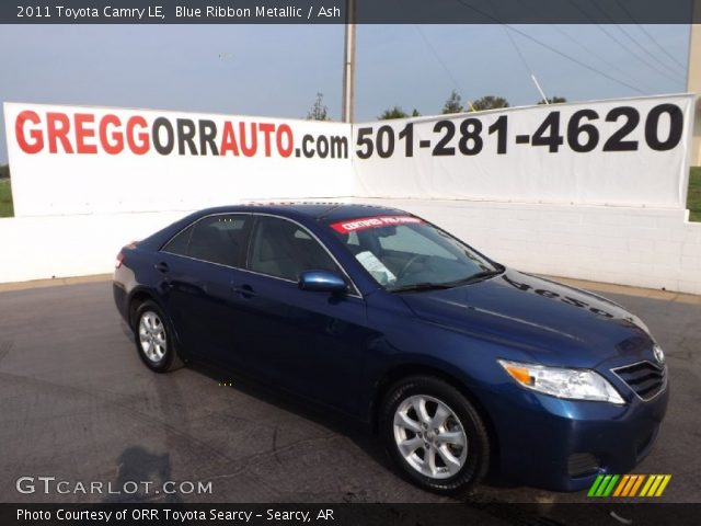 2011 Toyota Camry LE in Blue Ribbon Metallic