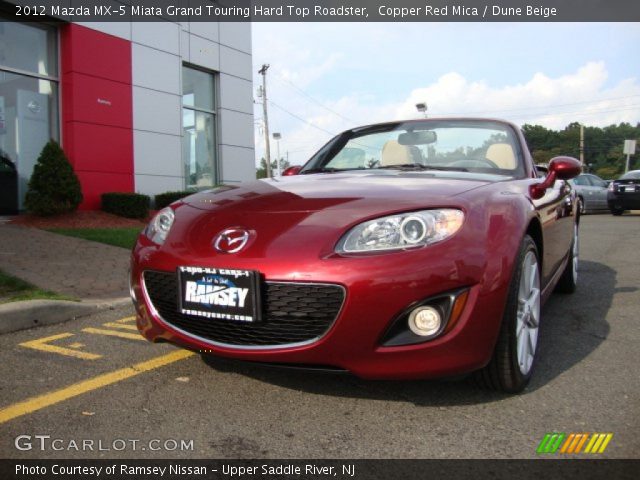 2012 Mazda MX-5 Miata Grand Touring Hard Top Roadster in Copper Red Mica