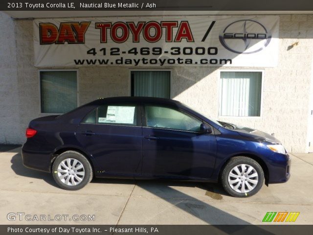 2013 Toyota Corolla LE in Nautical Blue Metallic