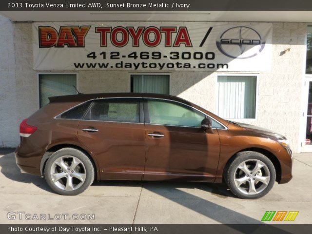 2013 Toyota Venza Limited AWD in Sunset Bronze Metallic