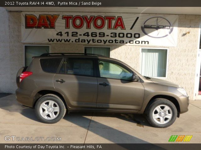 2012 Toyota RAV4 I4 4WD in Pyrite Mica