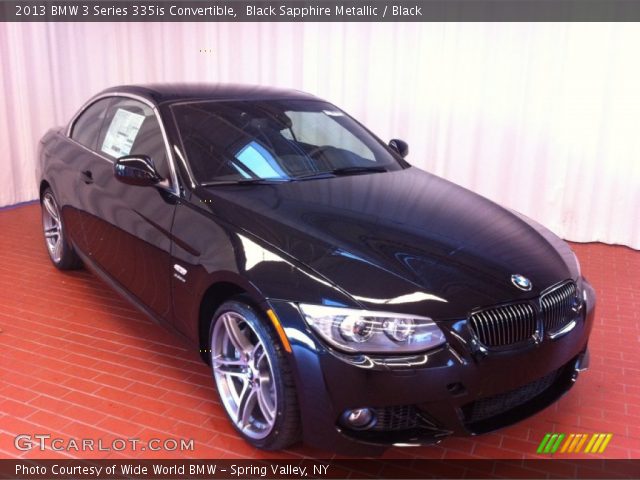 2013 BMW 3 Series 335is Convertible in Black Sapphire Metallic