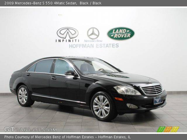 2009 Mercedes-Benz S 550 4Matic Sedan in Black