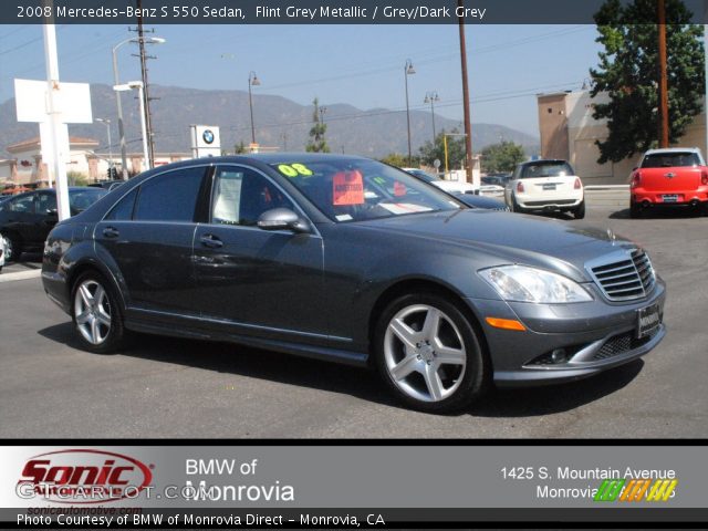 2008 Mercedes-Benz S 550 Sedan in Flint Grey Metallic