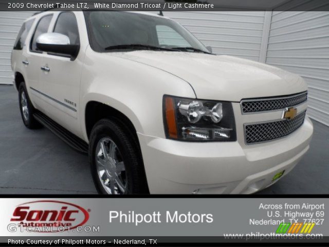 2009 Chevrolet Tahoe LTZ in White Diamond Tricoat