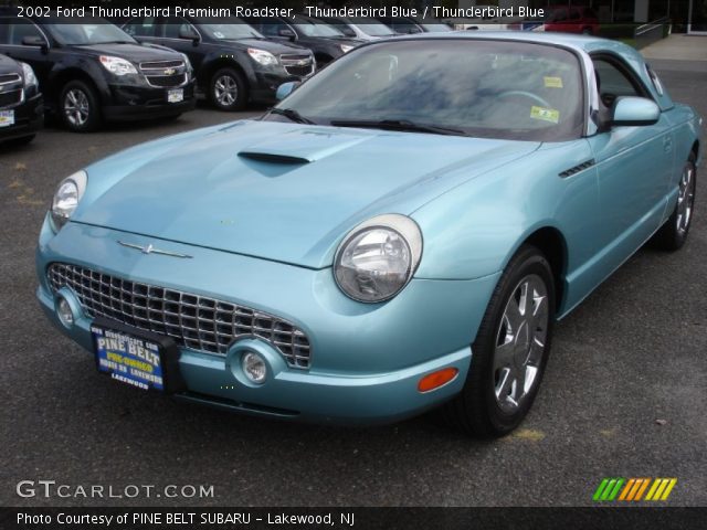 2002 Ford Thunderbird Premium Roadster in Thunderbird Blue