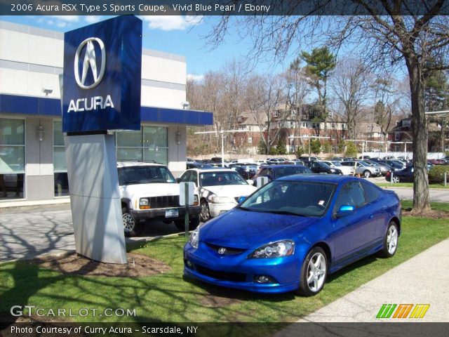 2006 Acura RSX Type S Sports Coupe in Vivid Blue Pearl