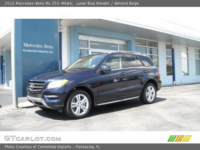 2013 Mercedes-Benz ML 350 4Matic in Lunar Blue Metallic