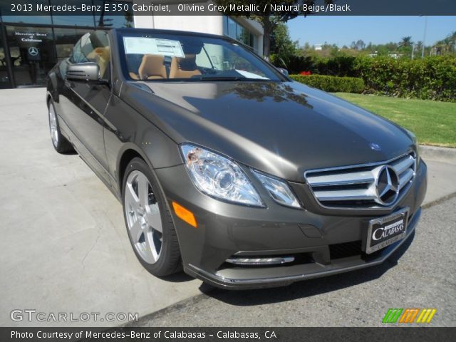 2013 Mercedes-Benz E 350 Cabriolet in Olivine Grey Metallic