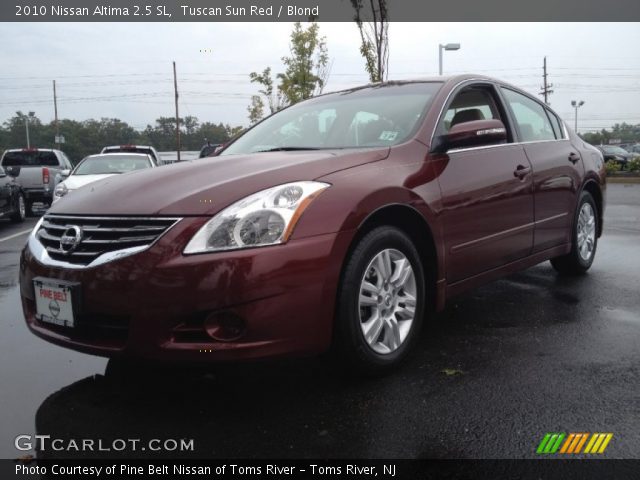 2010 Nissan Altima 2.5 SL in Tuscan Sun Red