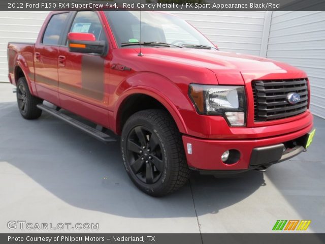 2012 Ford F150 FX4 SuperCrew 4x4 in Red Candy Metallic