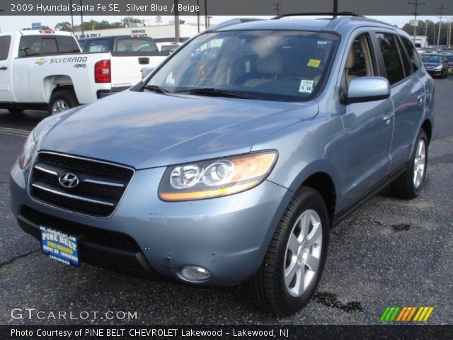 2009 Hyundai Santa Fe SE in Silver Blue