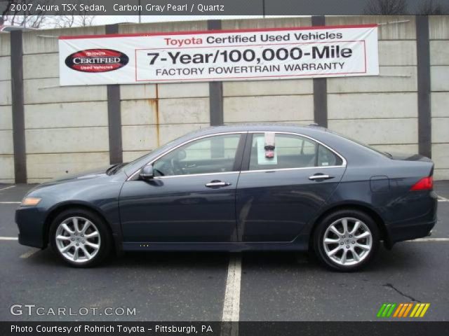 2007 Acura TSX Sedan in Carbon Gray Pearl
