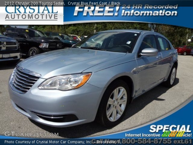 2012 Chrysler 200 Touring Sedan in Crystal Blue Pearl Coat