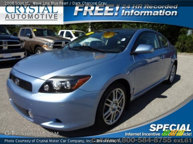 2008 Scion tC  in Wave Line Blue Pearl