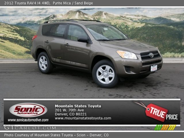 2012 Toyota RAV4 I4 4WD in Pyrite Mica