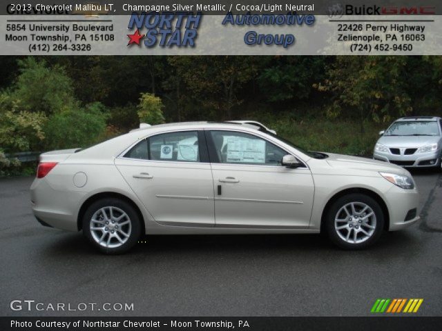 2013 Chevrolet Malibu LT in Champagne Silver Metallic