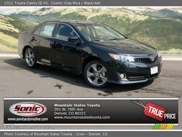 2012 Toyota Camry SE V6 in Cosmic Gray Mica