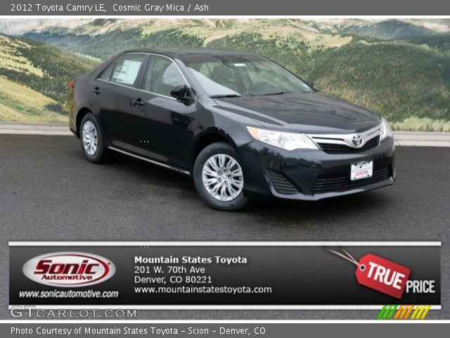 2012 Toyota Camry LE in Cosmic Gray Mica